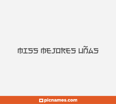 Miss Mejores Uñas